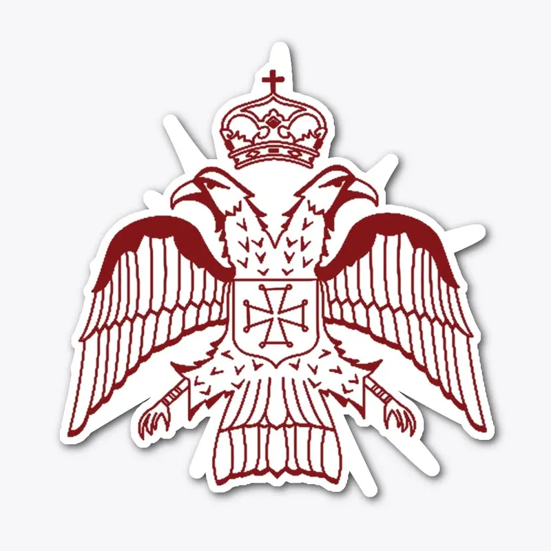 Two Headed Eagle Red